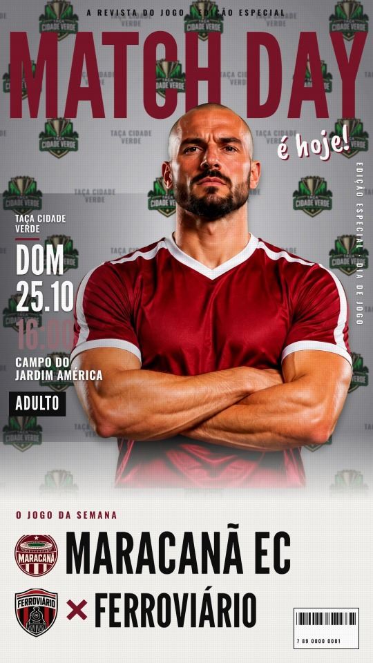 Flyer no modelo Capa de revista